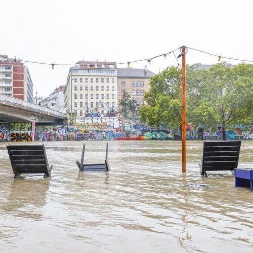 Hochwasser Wien Donaukanal