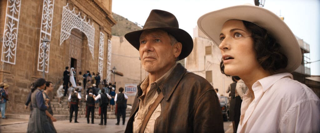 Indiana Jones 2023 mit Harrison Ford und Phoebe Waller-Bridge © Lucasfilm