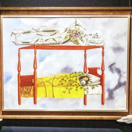 „El sueño (La cama)“ der mexikanischen Künstlerin Frida Kahlo