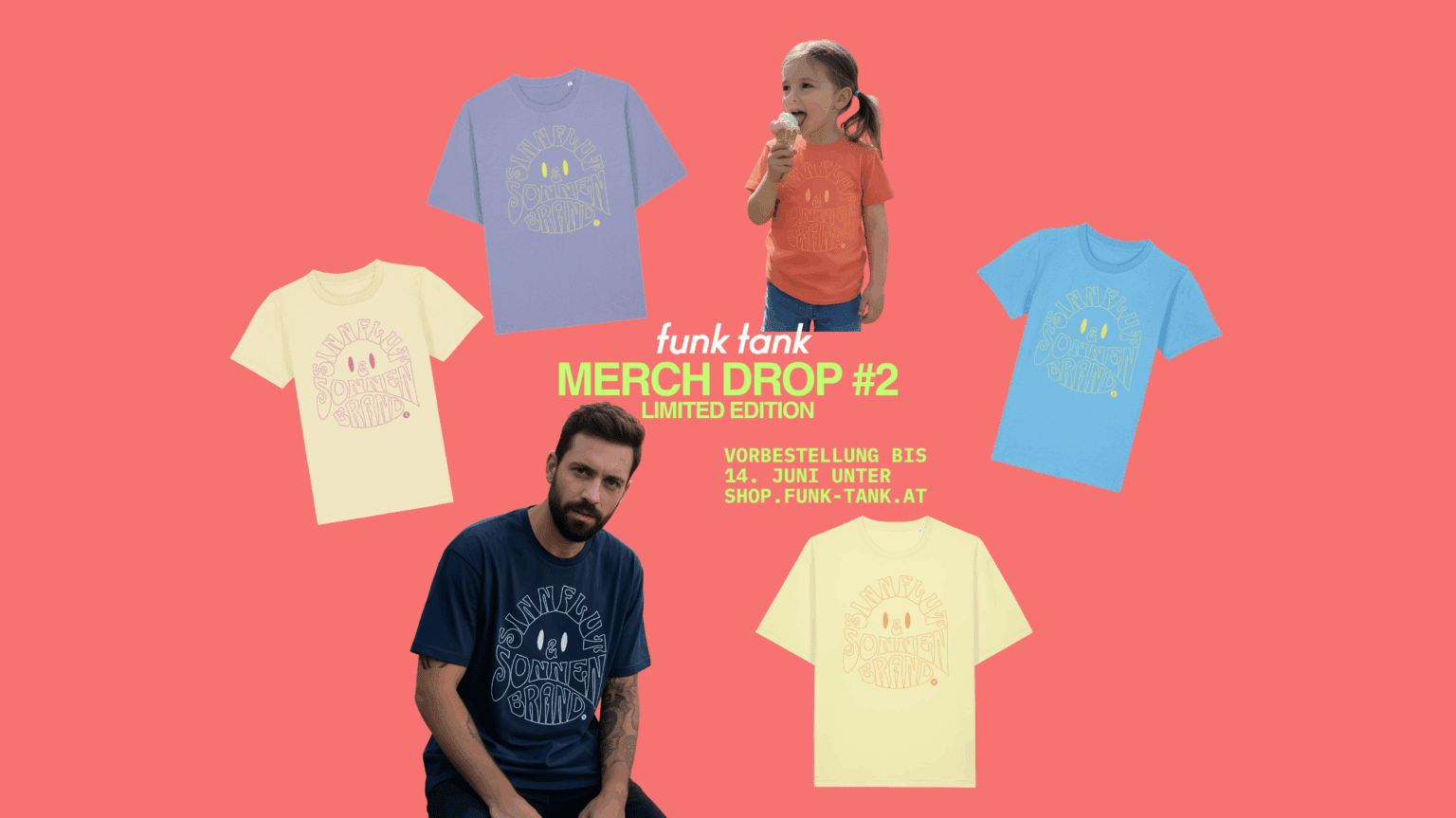 funk tank Merch Drop #2: Sinnflut & Sonnenbrand